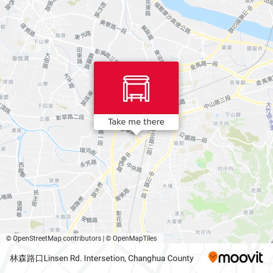 林森路口Linsen Rd. Intersetion map