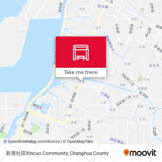 新厝社區Xincuo Community map