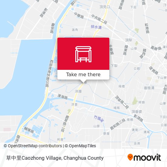 草中里Caozhong Village地圖