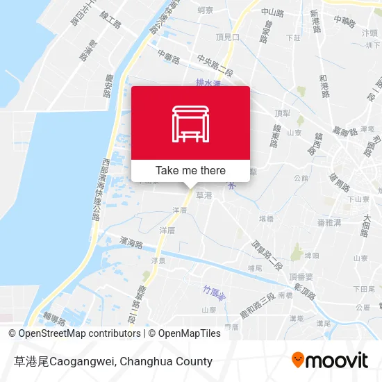 草港尾Caogangwei map