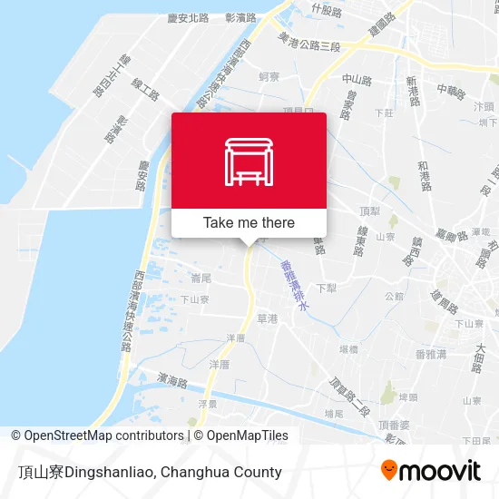 頂山寮Dingshanliao地圖
