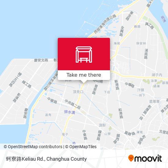 蚵寮路Keliau Rd. map