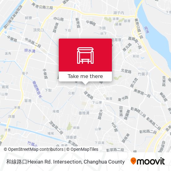 和線路口Hexian Rd. Intersection map