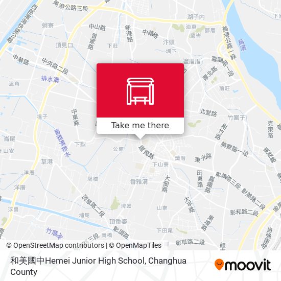 和美國中Hemei Junior High School map