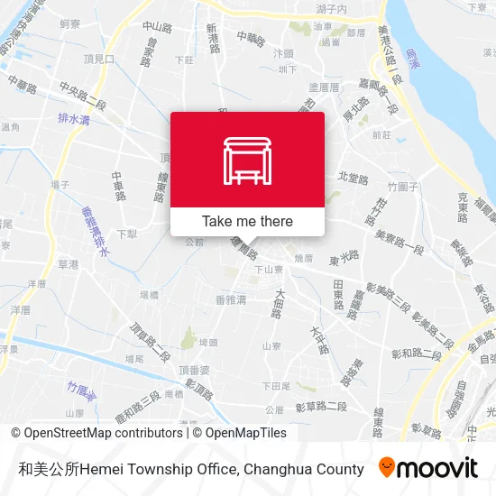 和美公所Hemei Township Office map