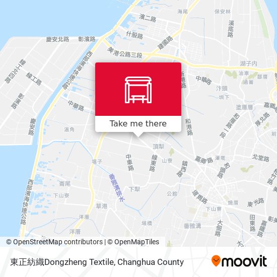 東正紡織Dongzheng Textile map