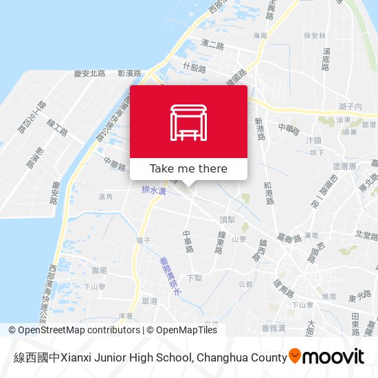 線西國中Xianxi Junior High School map