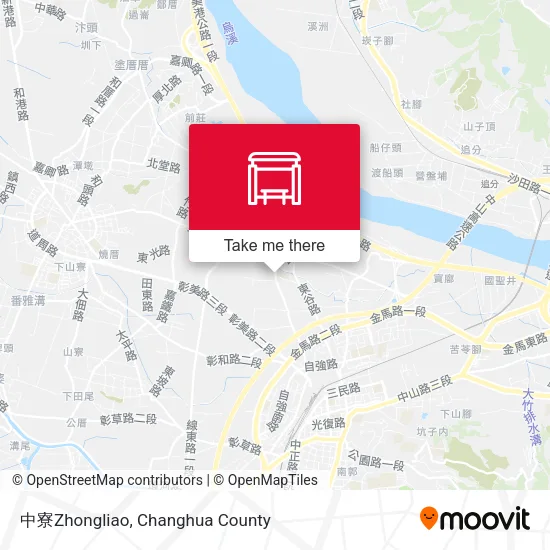 中寮Zhongliao地圖