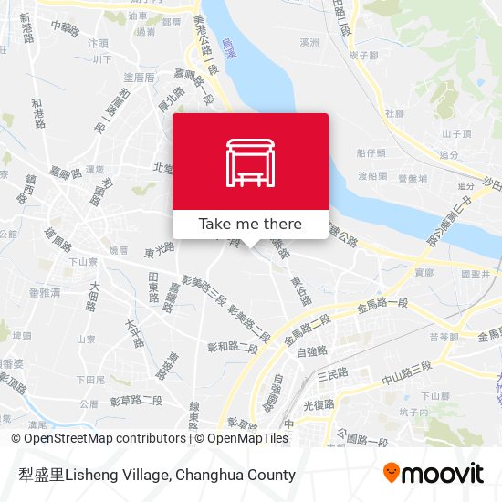 犁盛里Lisheng Village map