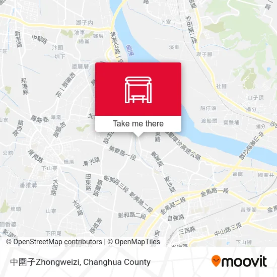 中圍子Zhongweizi地圖