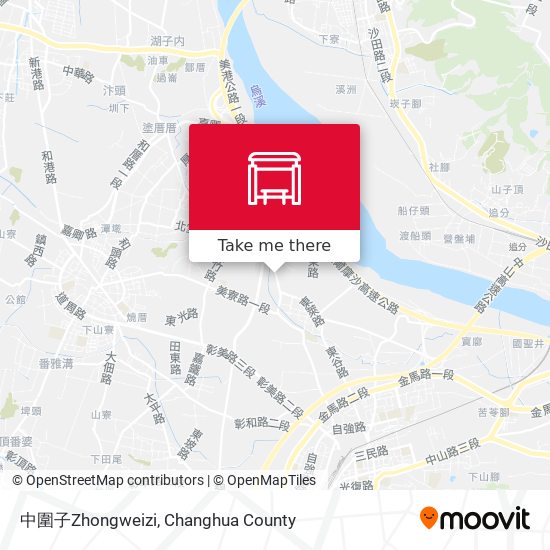 中圍子Zhongweizi地圖