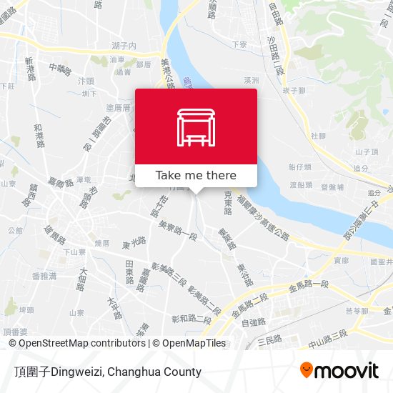頂圍子Dingweizi map