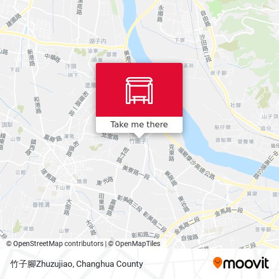 竹子腳Zhuzujiao map