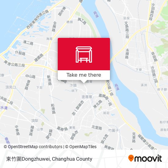東竹圍Dongzhuwei map