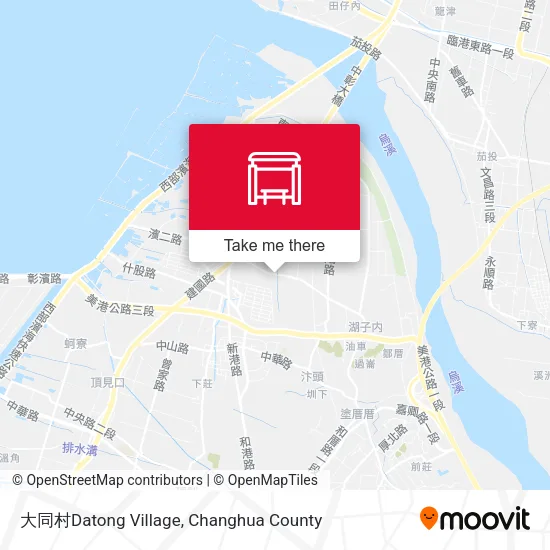 大同村Datong Village map