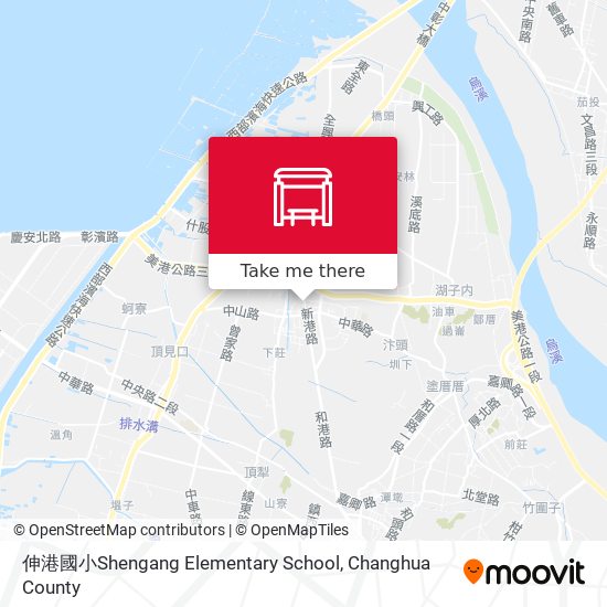 伸港國小Shengang Elementary School map