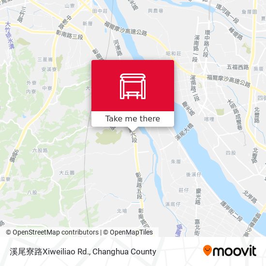 溪尾寮路Xiweiliao Rd.地圖