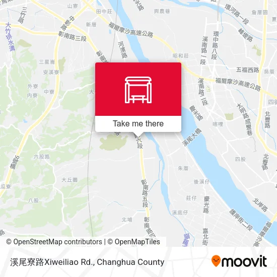 溪尾寮路Xiweiliao Rd. map