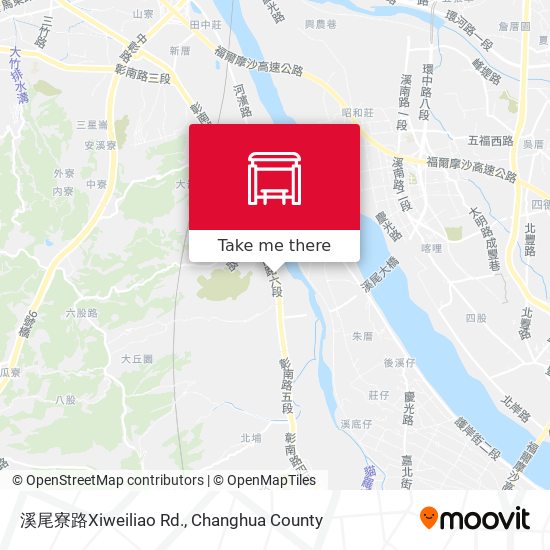 溪尾寮路Xiweiliao Rd.地圖