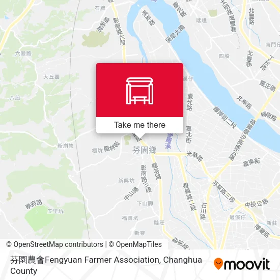 芬園農會Fengyuan Farmer Association map