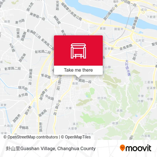 卦山里Guashan Village map
