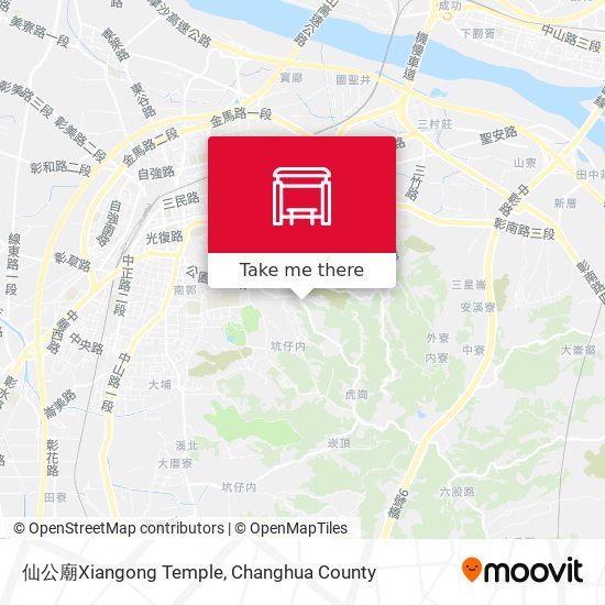仙公廟Xiangong Temple地圖