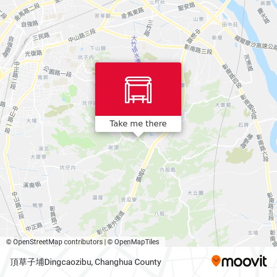 頂草子埔Dingcaozibu地圖