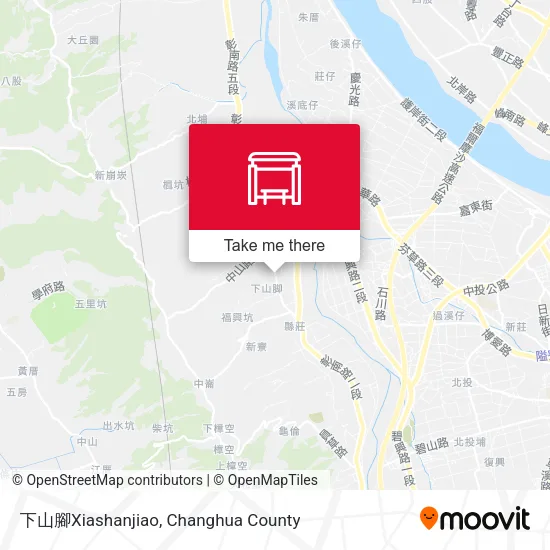 下山腳Xiashanjiao地圖
