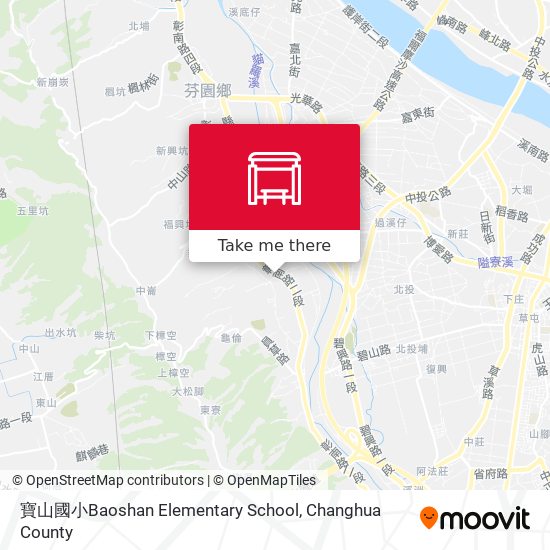 寶山國小Baoshan Elementary School map