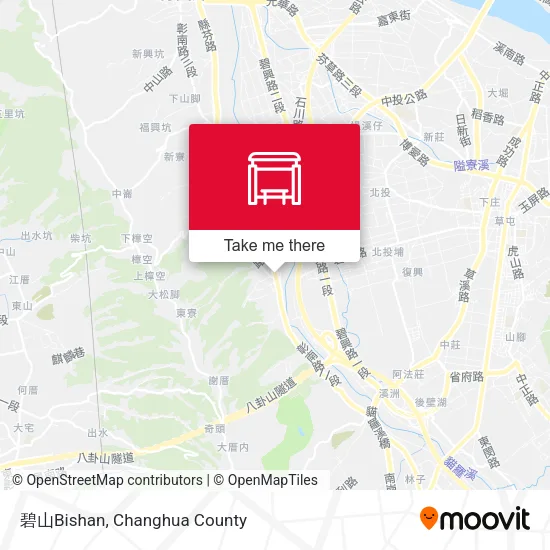 碧山Bishan map