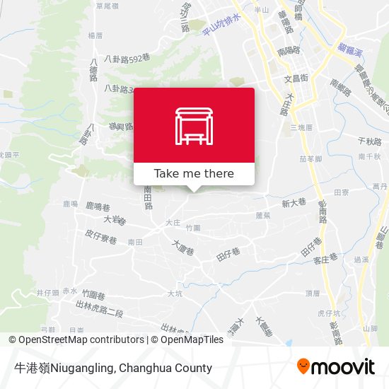 牛港嶺Niugangling map