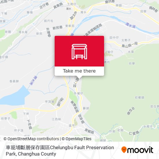 車籠埔斷層保存園區Chelungbu Fault Preservation Park地圖