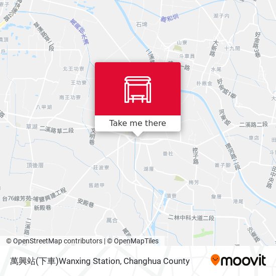 萬興站(下車)Wanxing Station map