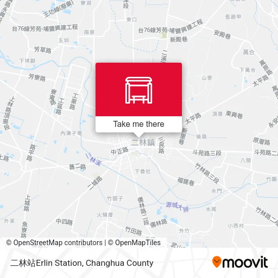 二林站Erlin Station地圖