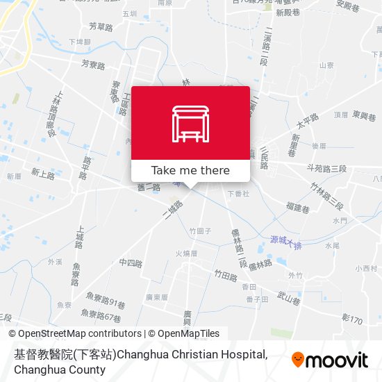 基督教醫院(下客站)Changhua Christian Hospital地圖