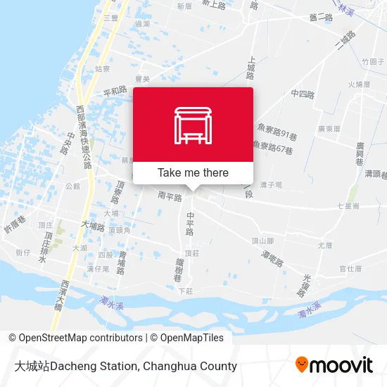 大城站Dacheng Station map
