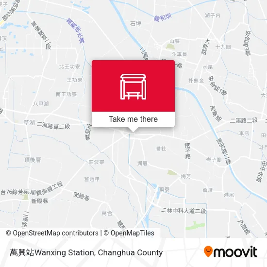 萬興站Wanxing Station map