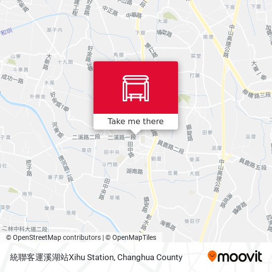 統聯客運溪湖站Xihu Station地圖