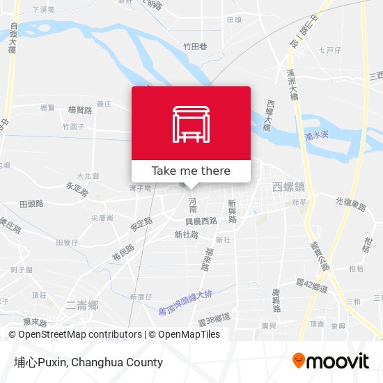 埔心Puxin map