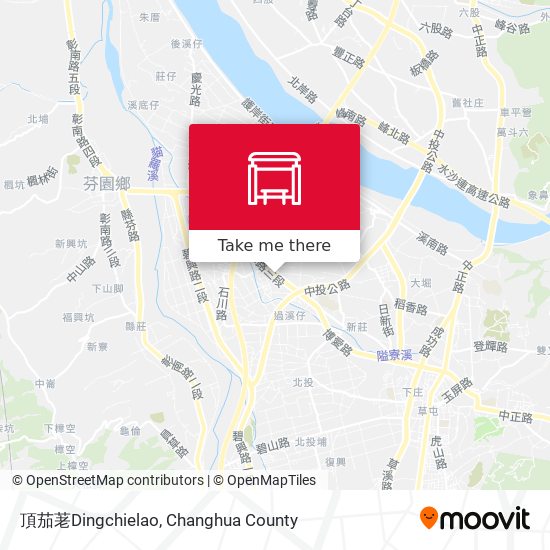 頂茄荖Dingchielao map