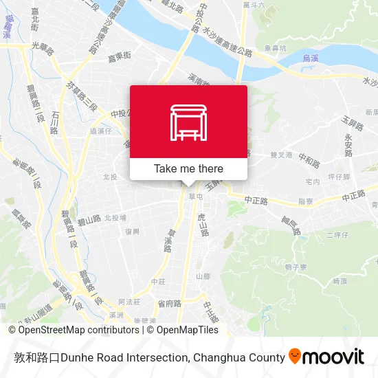 敦和路口Dunhe Road Intersection地圖