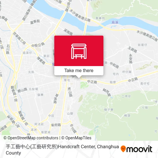 手工藝中心(工藝研究所)Handcraft Center map