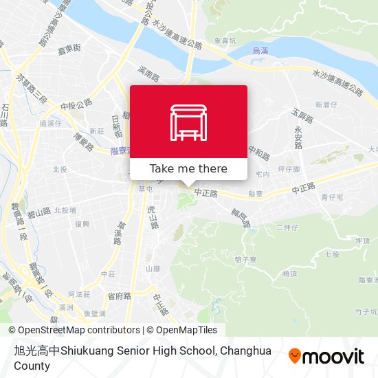 旭光高中Shiukuang Senior High School map
