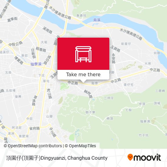 頂園仔(頂園子)Dingyuanzi map