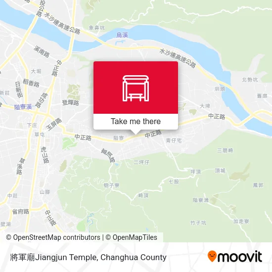 將軍廟Jiangjun Temple地圖