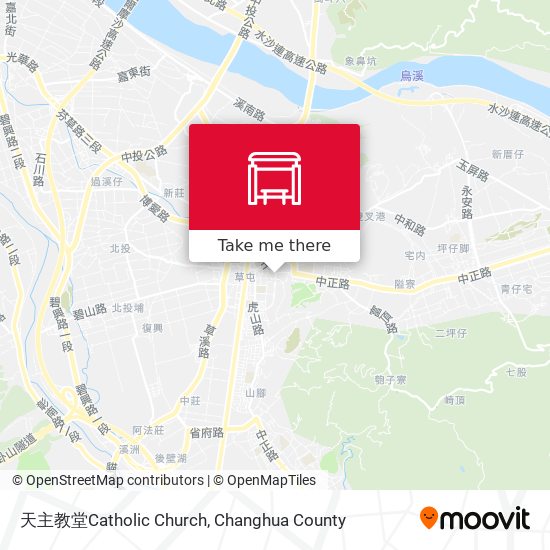 天主教堂Catholic Church map