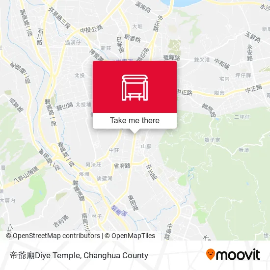 帝爺廟Diye Temple map