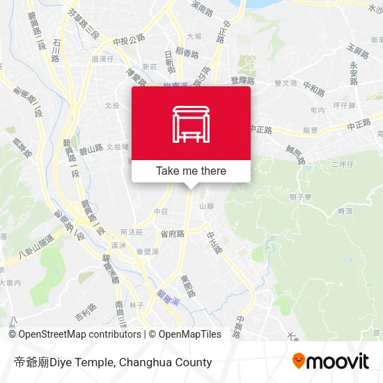 帝爺廟Diye Temple map