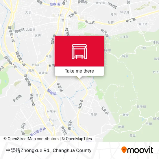 中學路Zhongxue Rd. map