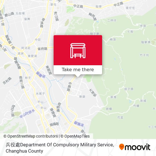 兵役處Department Of Compulsory Military Service map